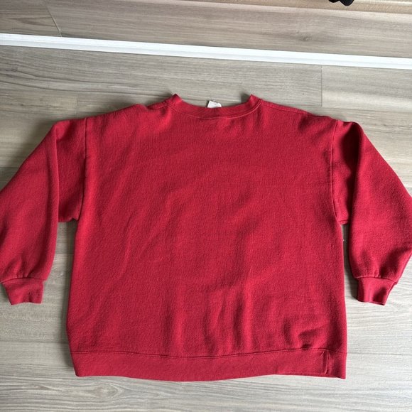 Vintage Winnie The Pooh Disney Store Sweater Crew Neck Pullover Sweatshirt M/L - Picture 8 of 8